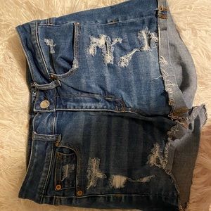 Denim shorts